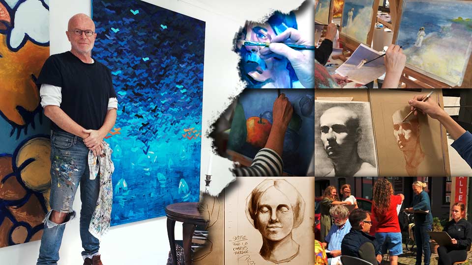 PS Art Gallery og PS Kunstskole etableret af billedkunstner Peter Simonsen