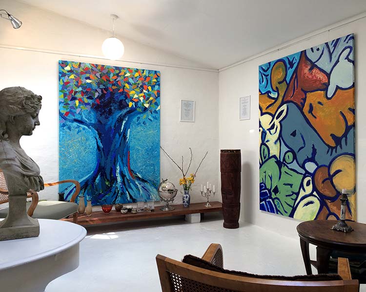 Galleri i Aarhus. Kunstgalleri PS Art Gallery i Mejlgade16B