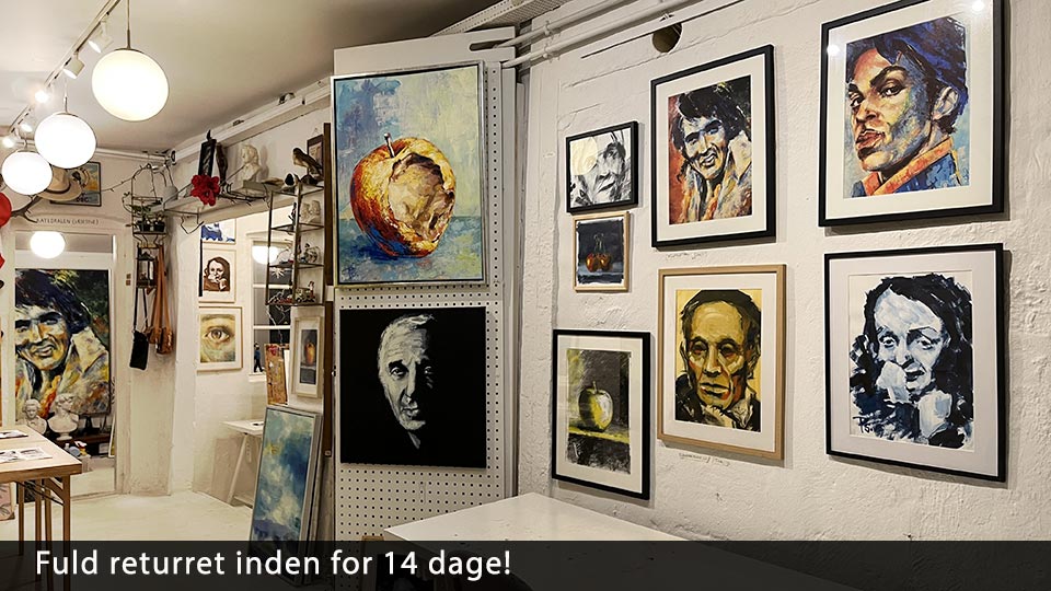 Små malerier,billeder og tegninger af billedkunstner Peter Simonsen