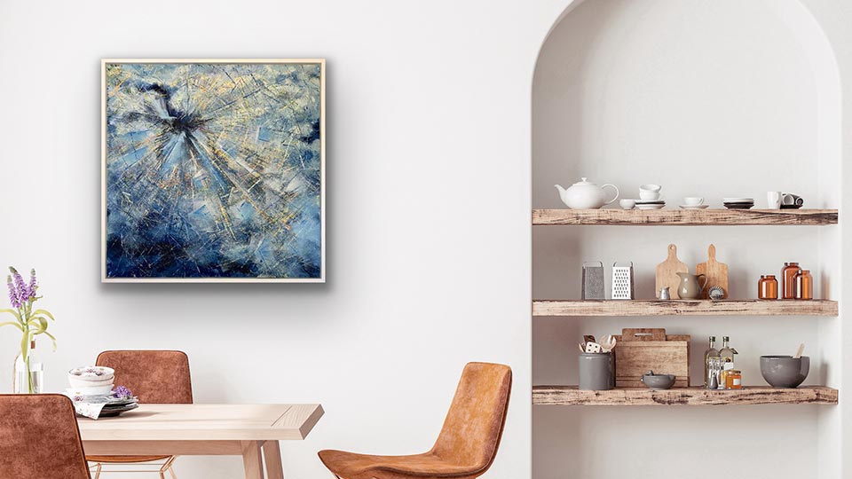Genesis - maleri af den danske billedkunstner Peter Simonsen