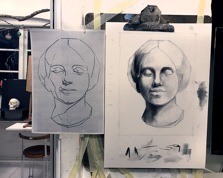 Charles Bargues ’Cours de dessin’. Tegneundervisning i klassiske tegneteknikker fra 1800-tallet